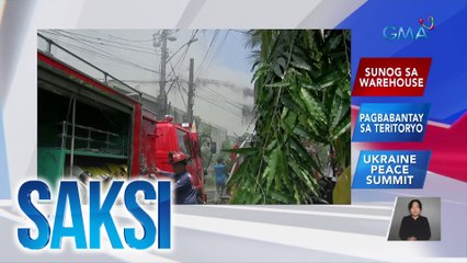 Imbakan ng mga delivery package sa Parañaque City, nasunog. | Saksi