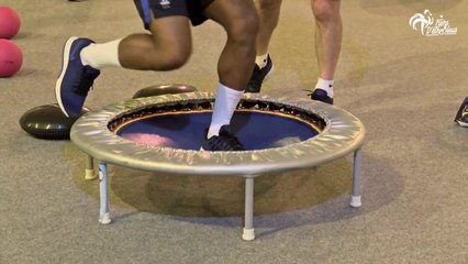 Musculation et gainage pour les Bleus