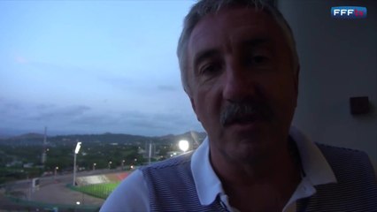 Gilles Eyquem avant la finale France - Corée du Nord