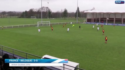 U17 France - Belgique (4-0), le résumé