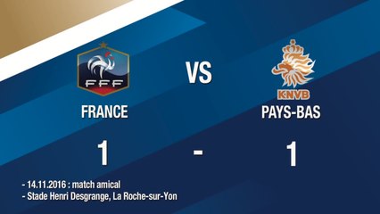U20 France-Pays-Bas (1-1), le résumé