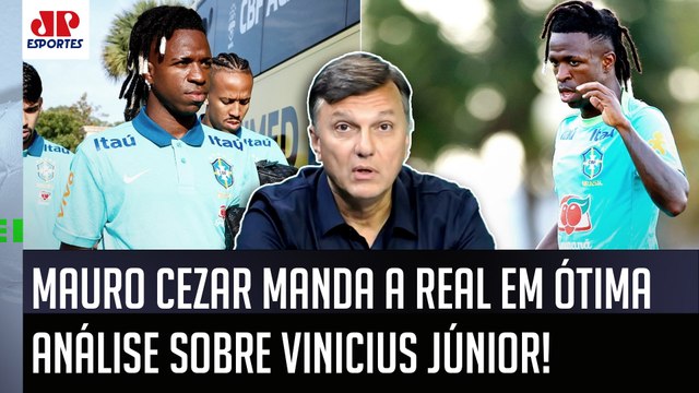 COM BASE EM QUÊ esses FANFARRÕES FALAVAM ISSO do Vinicius Júnior??? Mauro Cezar MANDA A REAL!