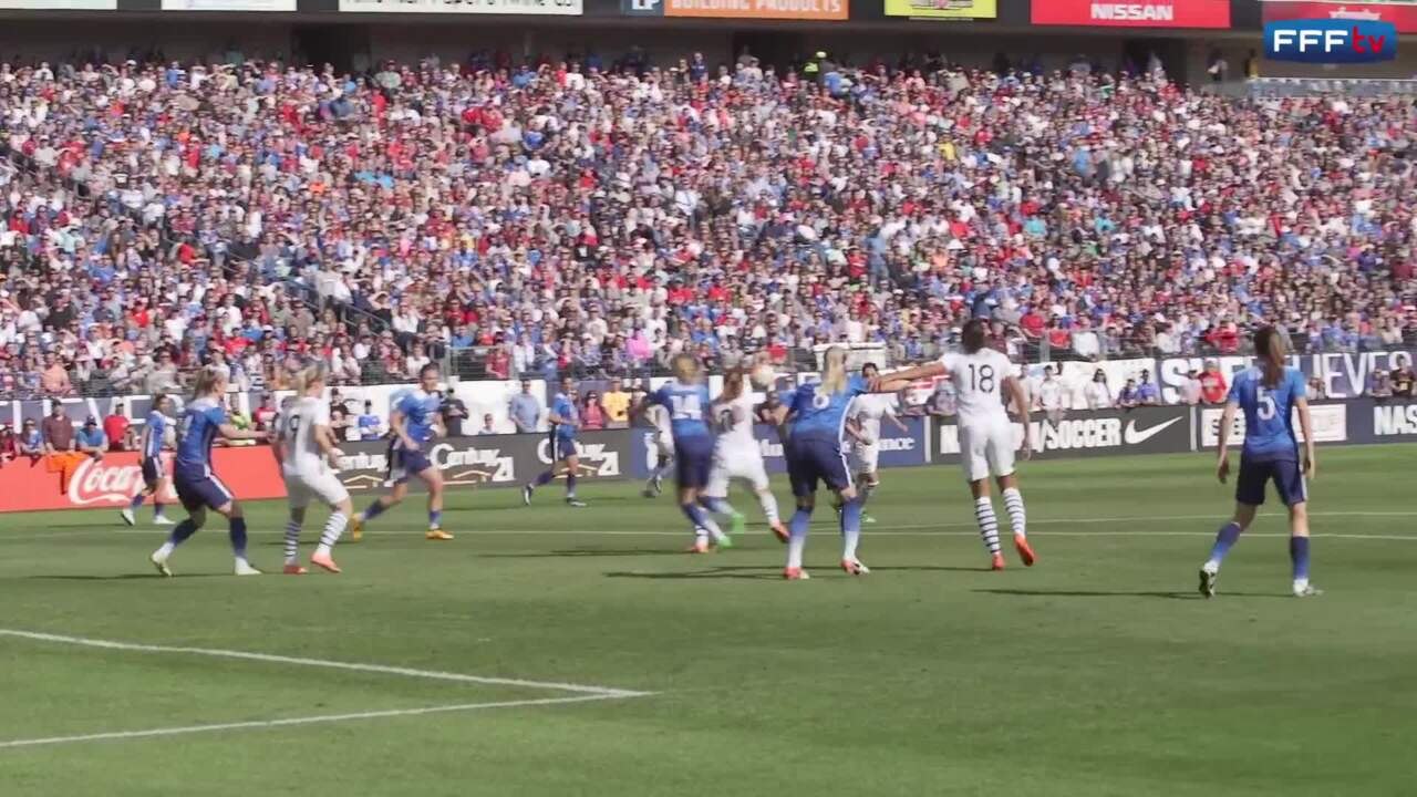 Etats-Unis-France Féminines (1-0) au coeur du match des Bleues (HD)