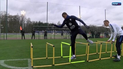 Les Bleus de retour sur les terrains