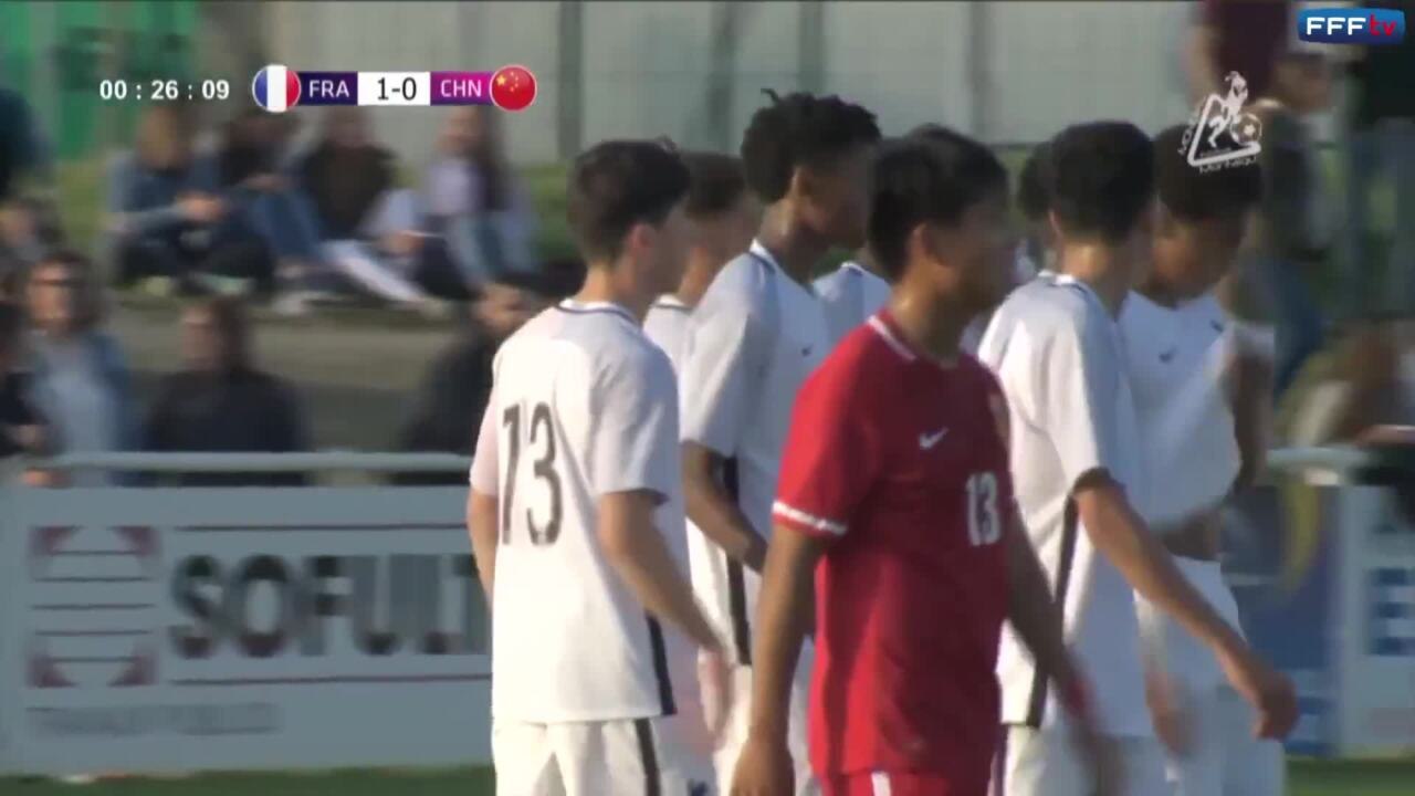 U16 France - Chine (3-0), le résumé