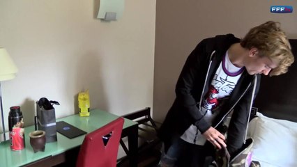 Antoine Griezmann s'installe à Clairefontaine