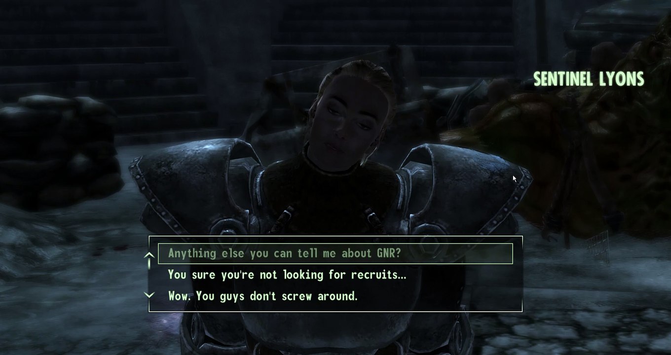 Fallout New Vegas Lyons weird neck