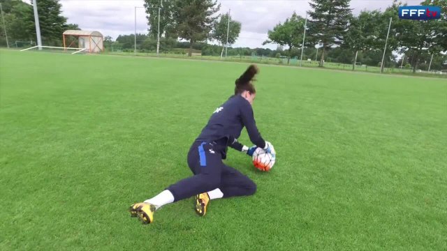 L'entrainement des 4 gardiennes de but