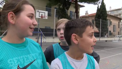 Le Foot à l'école avec Christophe Jallet à Nice