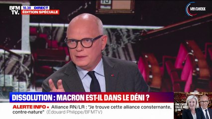 "Tout élément d'instabilité [en France] sera un élément de fragilité", pointe Édouard Philippe