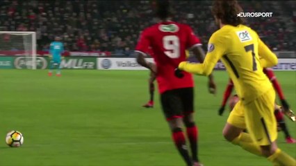 Coupe de France, 32es de finale Rennes - Paris SG (1-6), résumé
