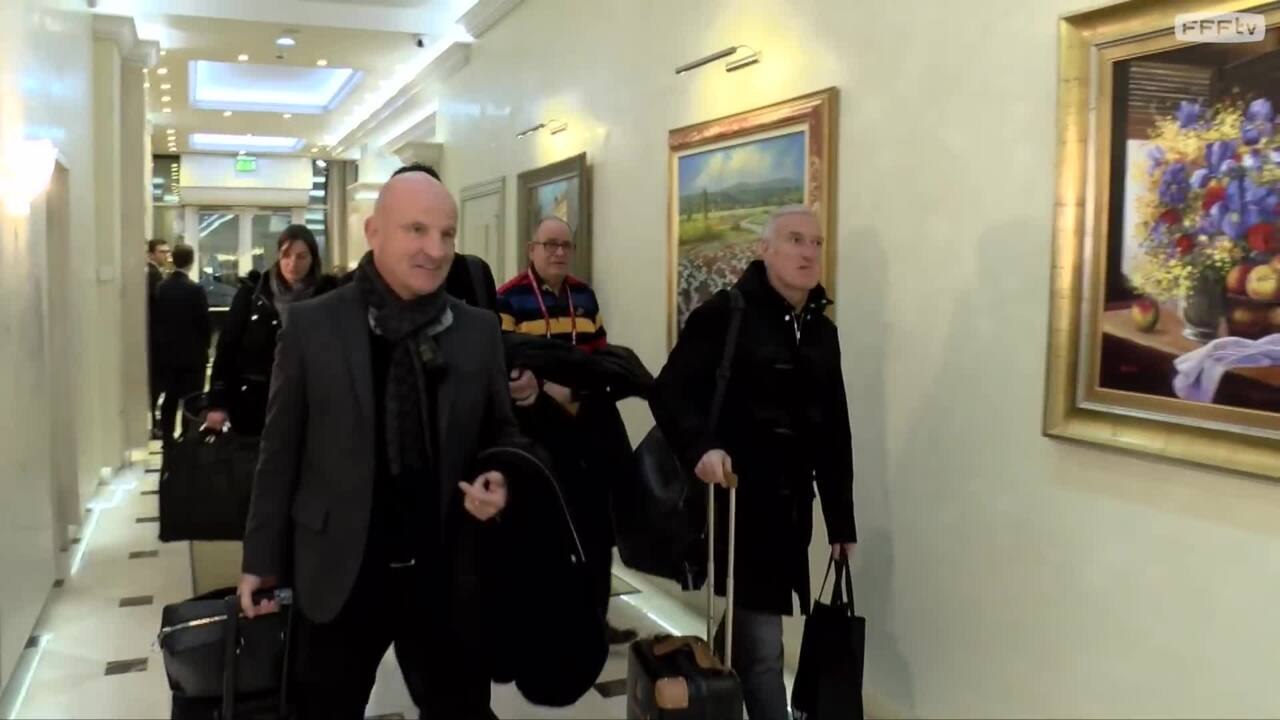 Didier Deschamps avant le tirage au sort du Mondial 2018, interview