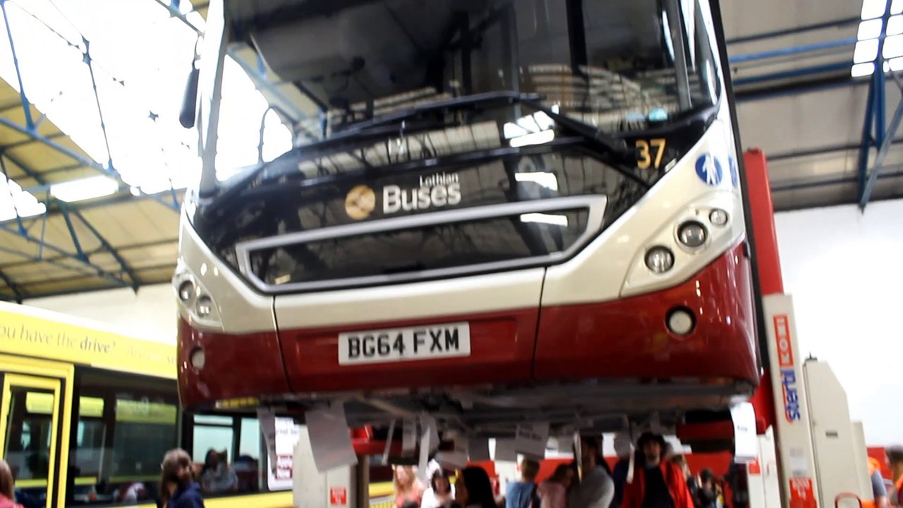 Lothian Buses Doors Open Day Event – Annandale Bus Depot Leith Walk [Live Event] #EdinburghBuses