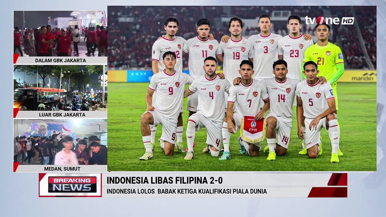 Indonesia Libas Filipina 2-0, Begini Animo Para Suporter  Breaking News tvOne