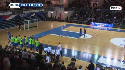 Futsal, barrage aller Euro 2018 France-Croatie 2017 (1-1), le résumé