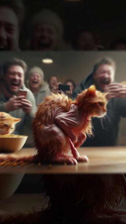 Poor Hungry Cat