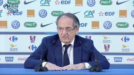 Jeudi 14, Équipe de France la conférence de presse de Noël Le Graët en direct (10h00)