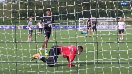 Le 1er entrainement à Clairefontaine