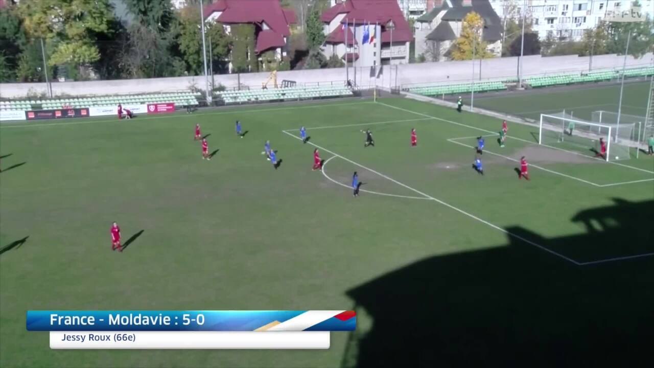 U19F, 1er Tour qualificatif Euro 2018 France - Moldavie (9-0), le résumé