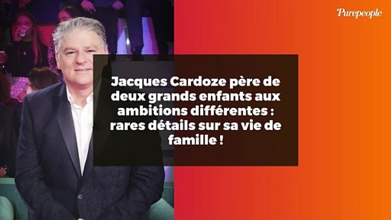 Jacques Cardoze père de deux grands enfants aux ambitions différentes : rares détails sur sa vie de famille !