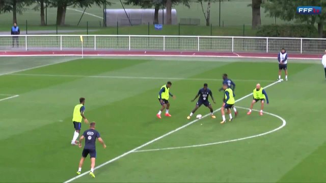 Qualifications Coupe du Monde 2018 entrainement à Clairefontaine