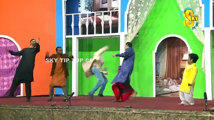 Zafri Khan With Vicky Kodu and Azeem Vicky | Stage Drama Phannay Khan | Comedy Clip 2019