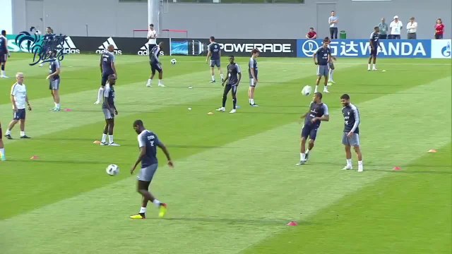 Le replay de l'entraînement des Bleus (samedi 23 juin)