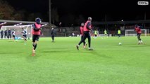 Dernier entrainement avant Allemagne-France, reportage