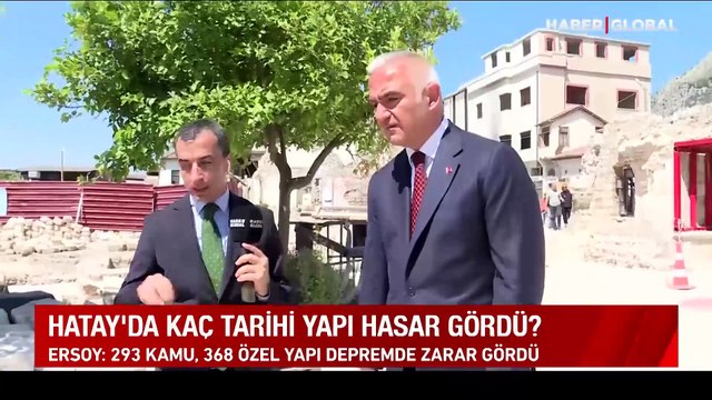 Hatay'da tarih yeniden yükseliyor: Kültür ve Turizm Bakanı Mehmet Nuri Ersoy Haber Global'e anlattı