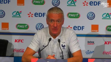 La conférence de presse d'Antoine Griezmann et Didier Deschamps en replay