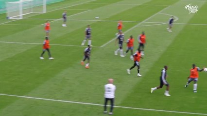 Les buts du match du dernier entraînement