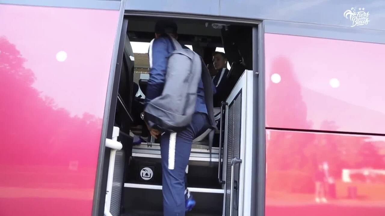 Les Bleus à Enghien-les-Bains avant France-Alle...