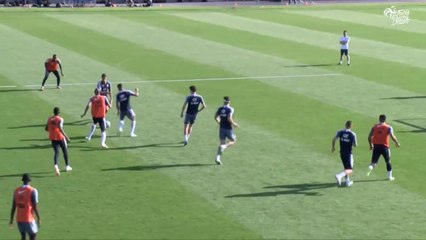 Le match de fin d'entraînement à Istra