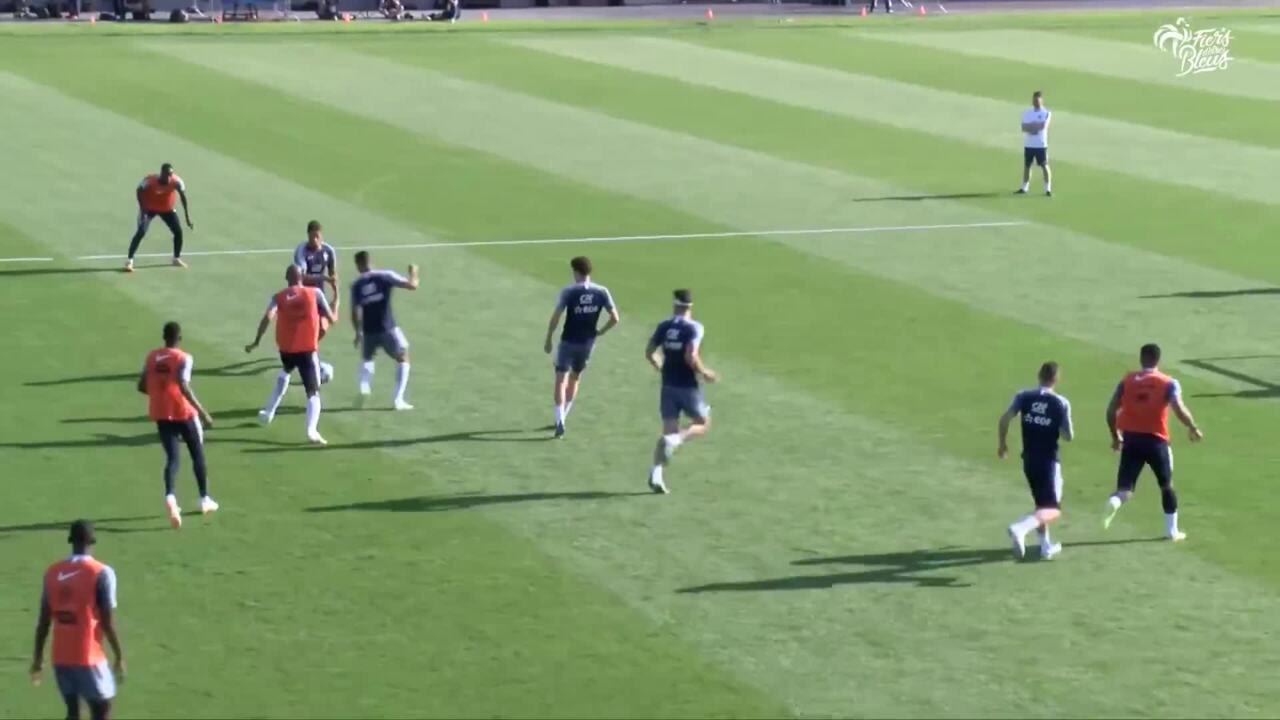 Le match de fin d'entraînement à Istra