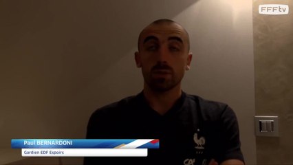 Espoirs Premier jour de stage