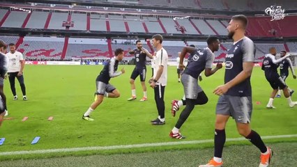 L'entraînement des Bleus à Munich