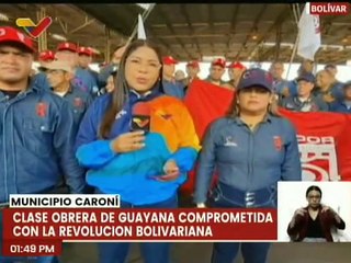 Bolívar | Trabajadores de Sidor se movilizan en rechazo a las sanciones impuestas por EE.UU.