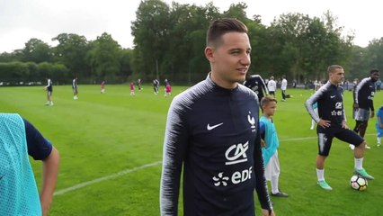 25 jeunes à l'entraînement avec les Bleus