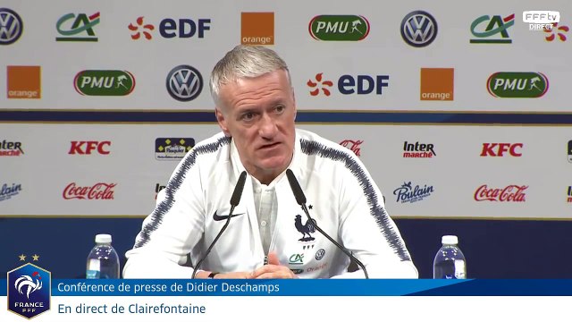 Lundi 12, la conférence de Didier Deschamps en replay, Équipe de France