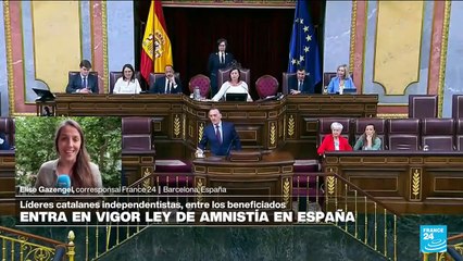 Download Video: Informe desde Barcelona: entra en vigor ley de amnistía a independentistas catalanes