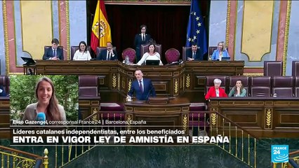 Informe desde Barcelona: entra en vigor ley de amnistía a independentistas catalanes