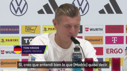 Kroos: "No me importaría enfrentarme a Modric en la Eurocopa"
