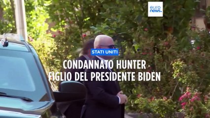 Stati Uniti, condannato il figlio di Biden Hunter: "Rispetto la giustizia" dice il presidente Usa