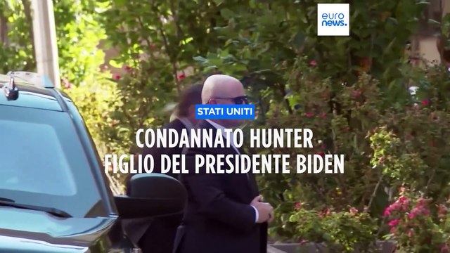 Stati Uniti, condannato il figlio di Biden Hunter: Rispetto la giustizia dice il presidente Usa