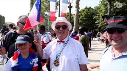 Les Champions du Monde sur les Champs-Elysées
