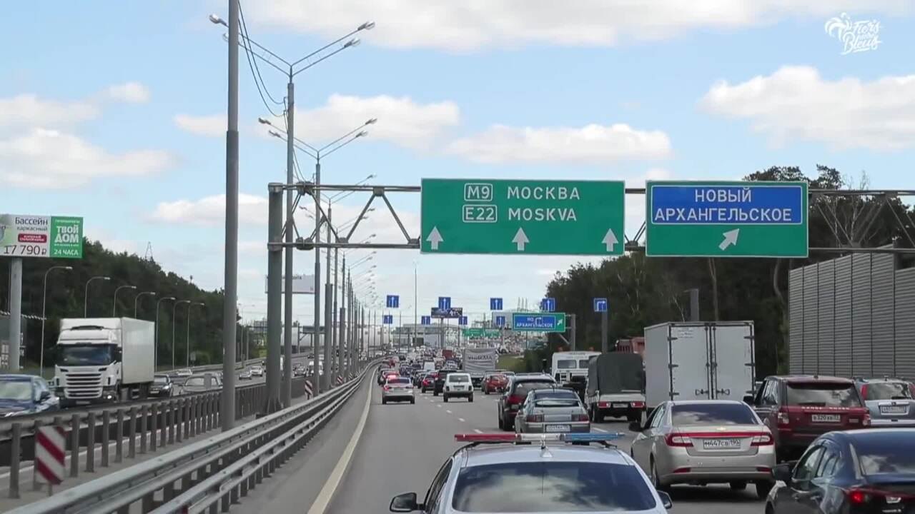Dans le bus des Bleus, d'Istra à Moscou