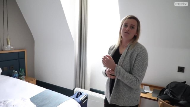 France-Etats-Unis Féminine l'arrivée des Bleues à Clairefontaine