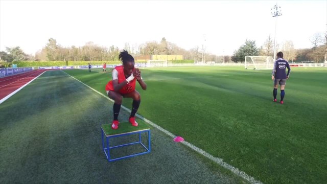 Circuit d'échauffement avec Ouleymata Sarr