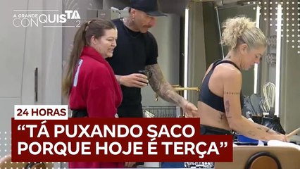 Geni chama Guipa de puxa-saco após receber ‘beijinho’ em dia de Zona de Risco | A Grande Conquista