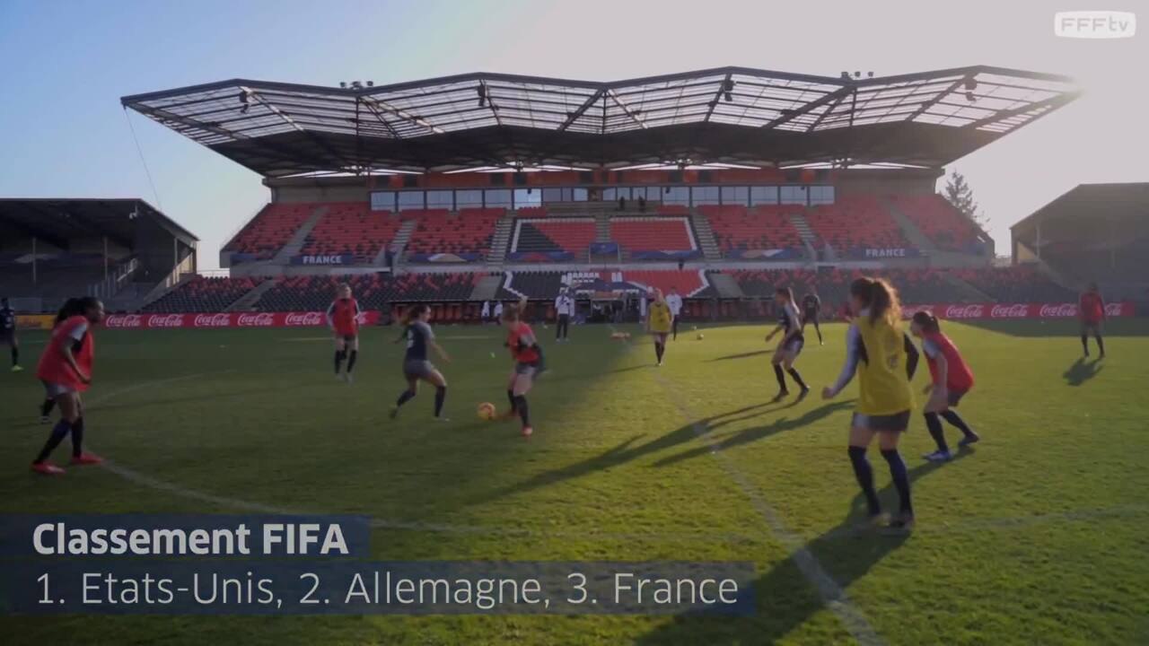 Entraînement avant France-Allemagne